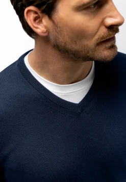 New Fijngebreide trui van katoen-modal Truien