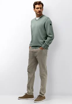 New Fijngebreide trui van katoen-modal Truien