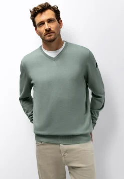 New Fijngebreide trui van katoen-modal Truien