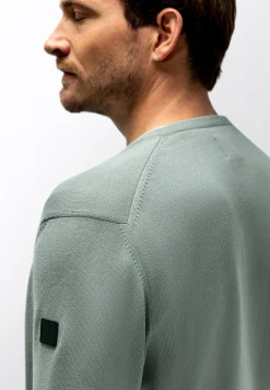 New Fijngebreide trui van katoen-modal Truien