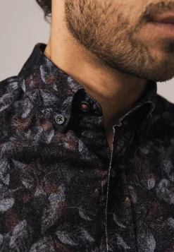 Clearance Flanellen overhemd met borstzak Overhemden