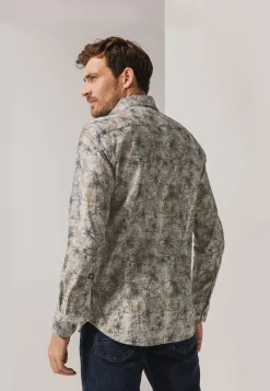 Outlet Flanellen overhemd van biologisch katoen Overhemden