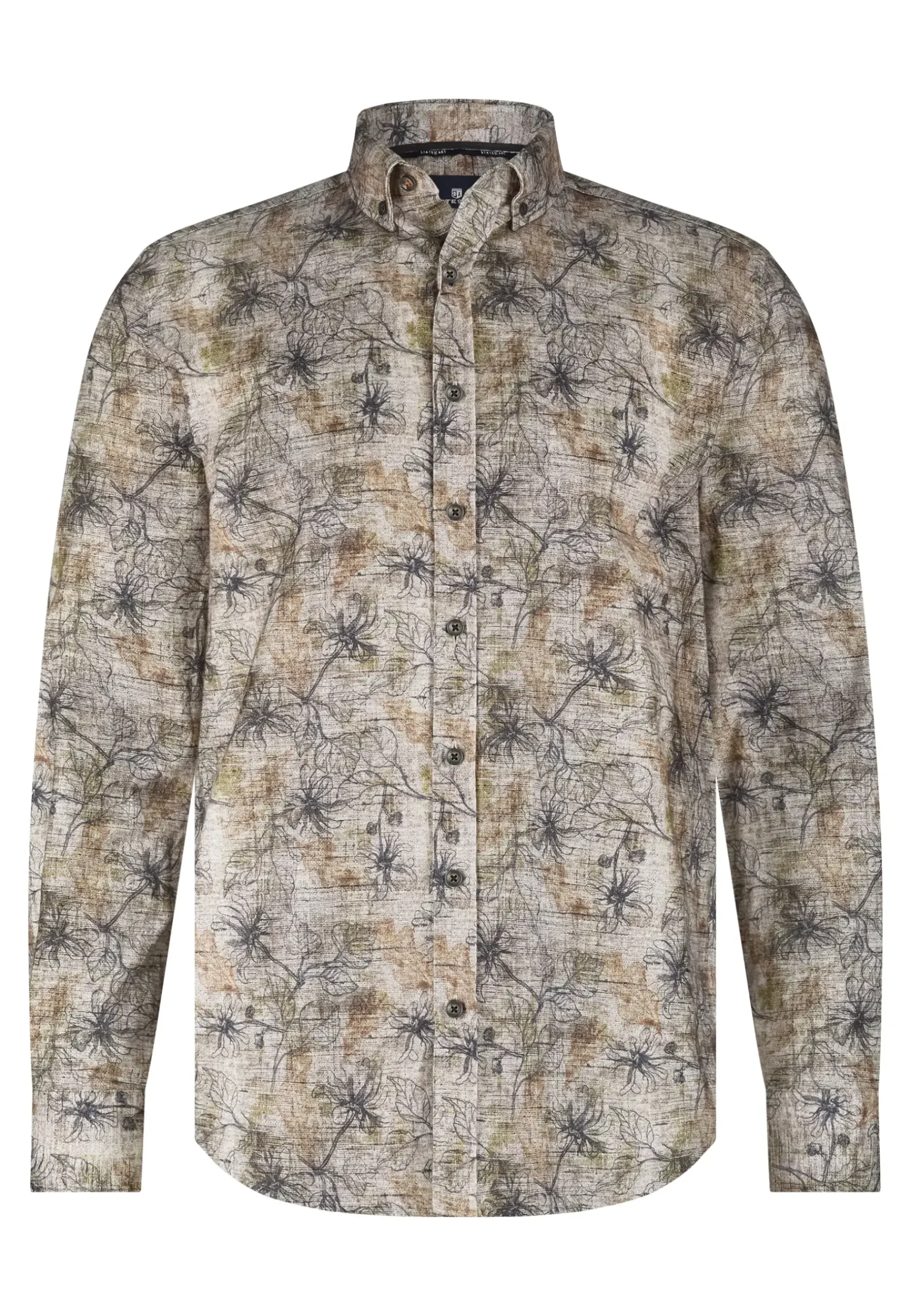 Outlet Flanellen overhemd van biologisch katoen Overhemden