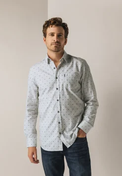 Discount Flanellen overhemd van biologisch katoen Overhemden