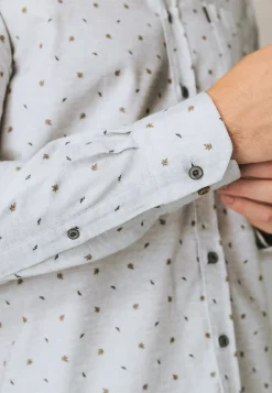 Discount Flanellen overhemd van biologisch katoen Overhemden