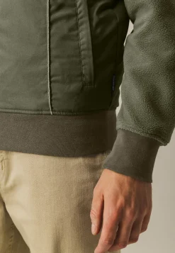 Discount Fleece sweatvest met nylon Vesten