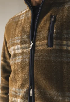 New Fleece vest met ruitdessin Vesten