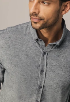 New Gebreid overhemd van katoen Overhemden