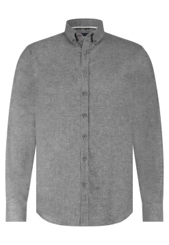 New Gebreid overhemd van katoen Overhemden