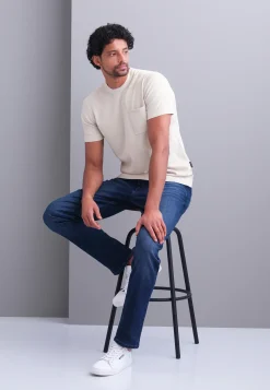 Discount Gebreid T-shirt met borstzak T-Shirts