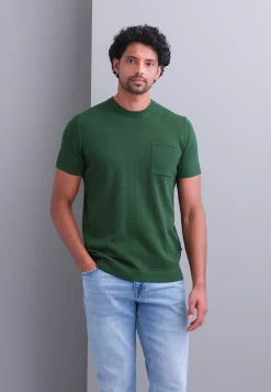 Discount Gebreid T-shirt met borstzak T-Shirts