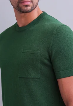 Discount Gebreid T-shirt met borstzak T-Shirts