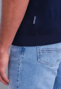 Gebreid T-shirt van een lyocellmix T-Shirts