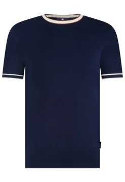 Gebreid T-shirt van een lyocellmix T-Shirts