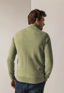 Clearance Gebreid vest met doorgestikte voorkant Vesten