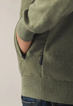 Clearance Gebreid vest met doorgestikte voorkant Vesten