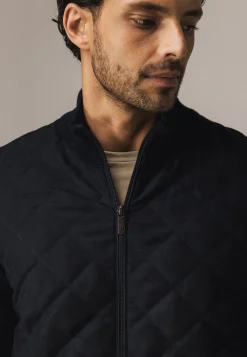 Best Gebreid vest met doorgestikte voorkant Vesten