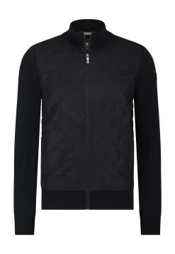 Best Gebreid vest met doorgestikte voorkant Vesten