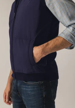 Gebreide bodywarmer met rits Bodywarmers