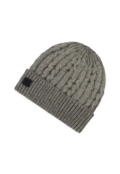 Outlet Gebreide muts met kabelpatroon Petten & Mutsen