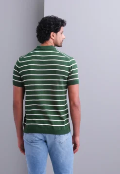 Clearance Gebreide polo met streepmotief Polo's