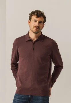 Discount Gebreide polo van een katoenmix Polo's