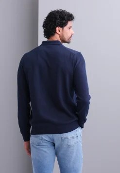 Discount Gebreide polo van een katoenmix Polo's