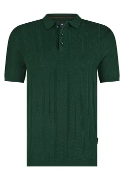 Clearance Gebreide polo van een lyocellmix Polo's