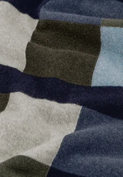 Best Gebreide sjaal met kleurvlakken Sjaals