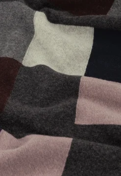 Sale Gebreide sjaal met kleurvlakken Sjaals