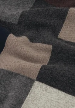 Best Gebreide sjaal met kleurvlakken Sjaals