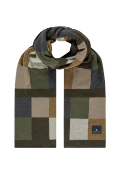 Hot Gebreide sjaal met kleurvlakken Sjaals