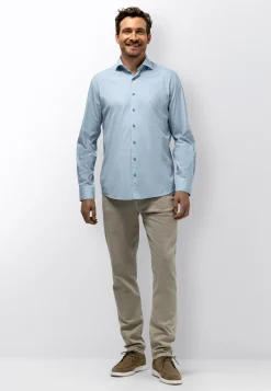 Outlet Gemêleerd overhemd van poplinstof Overhemden