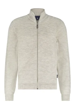 Discount Gemêleerd vest met structuurdessin Vesten