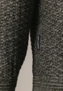 Best Gemêleerd vest met structuurdessin Vesten