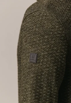 Gemêleerd vest met structuurdessin Vesten