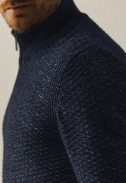 Discount Gemêleerd vest met structuurdessin Vesten