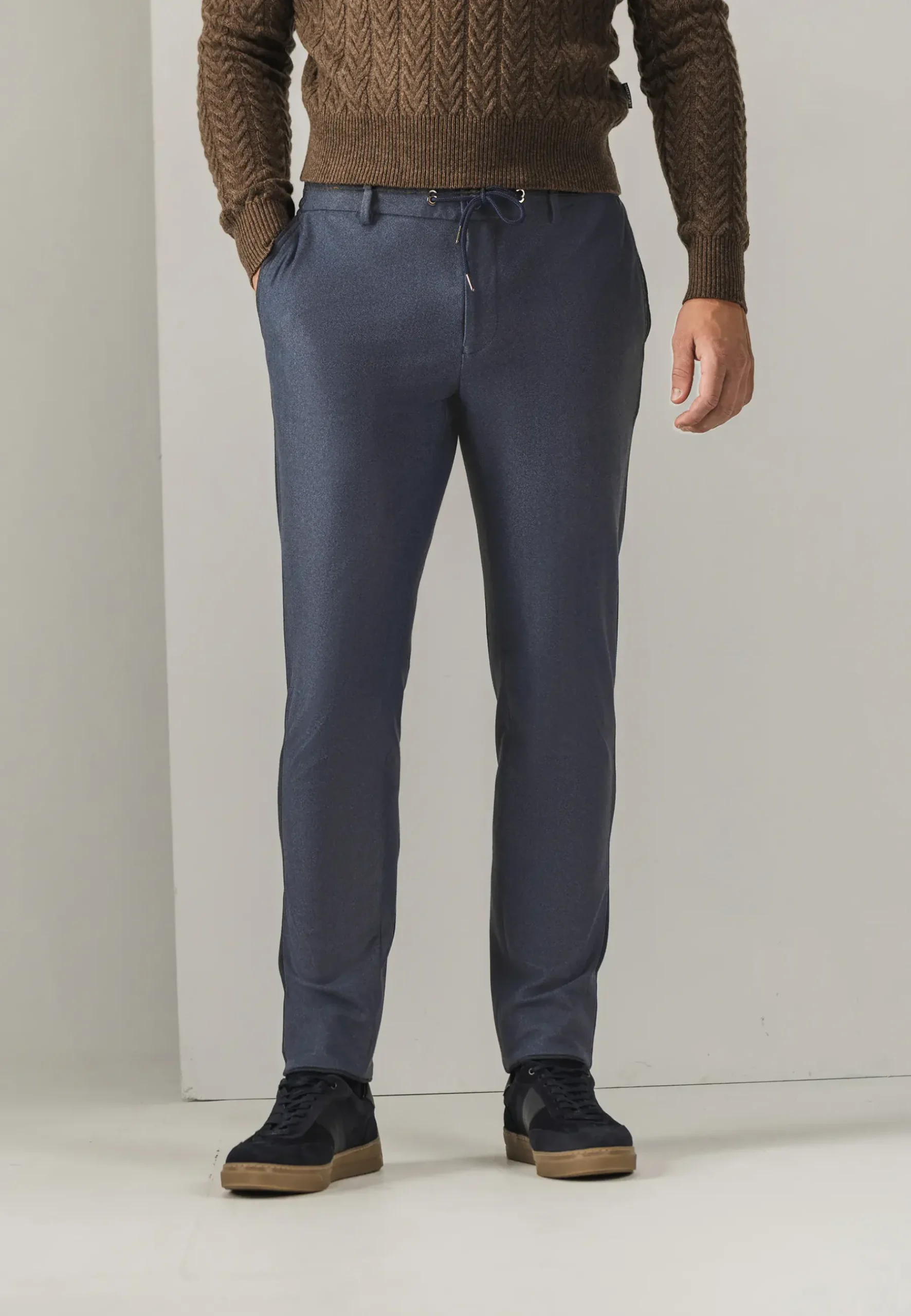 Discount Gemêleerde chino in stretchstof Broeken