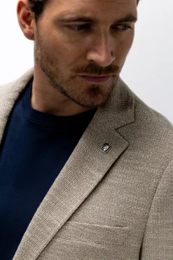 New Gemêleerde regular fit blazer Blazers