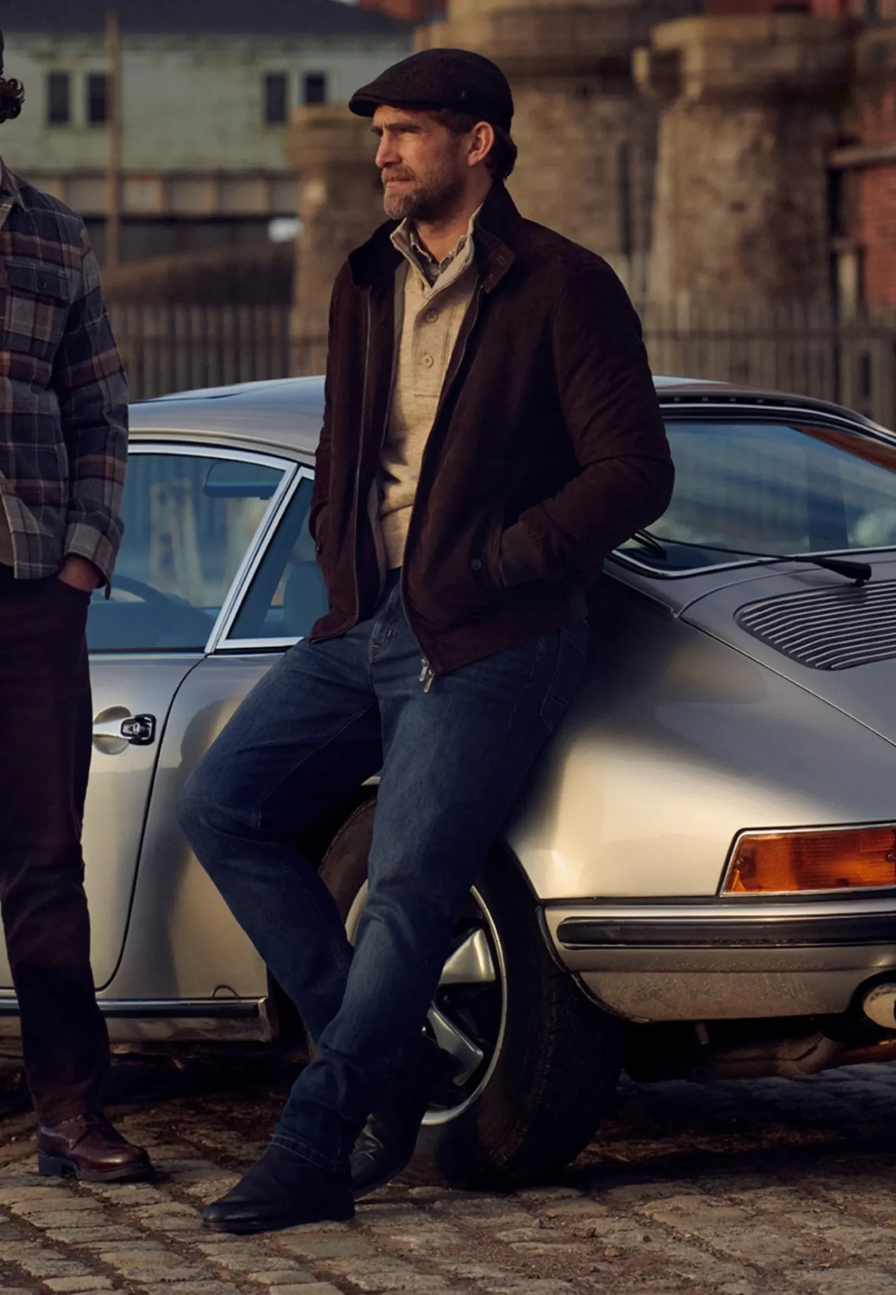 Clearance Gemêleerde trui met halve rits Truien