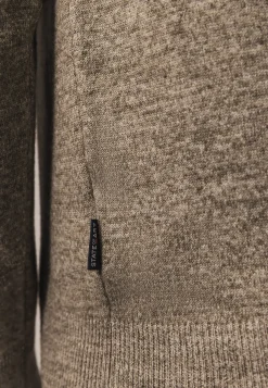 Online Gemêleerde trui met ribdetails Truien