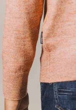 Discount Gemêleerde trui met ribdetails Truien