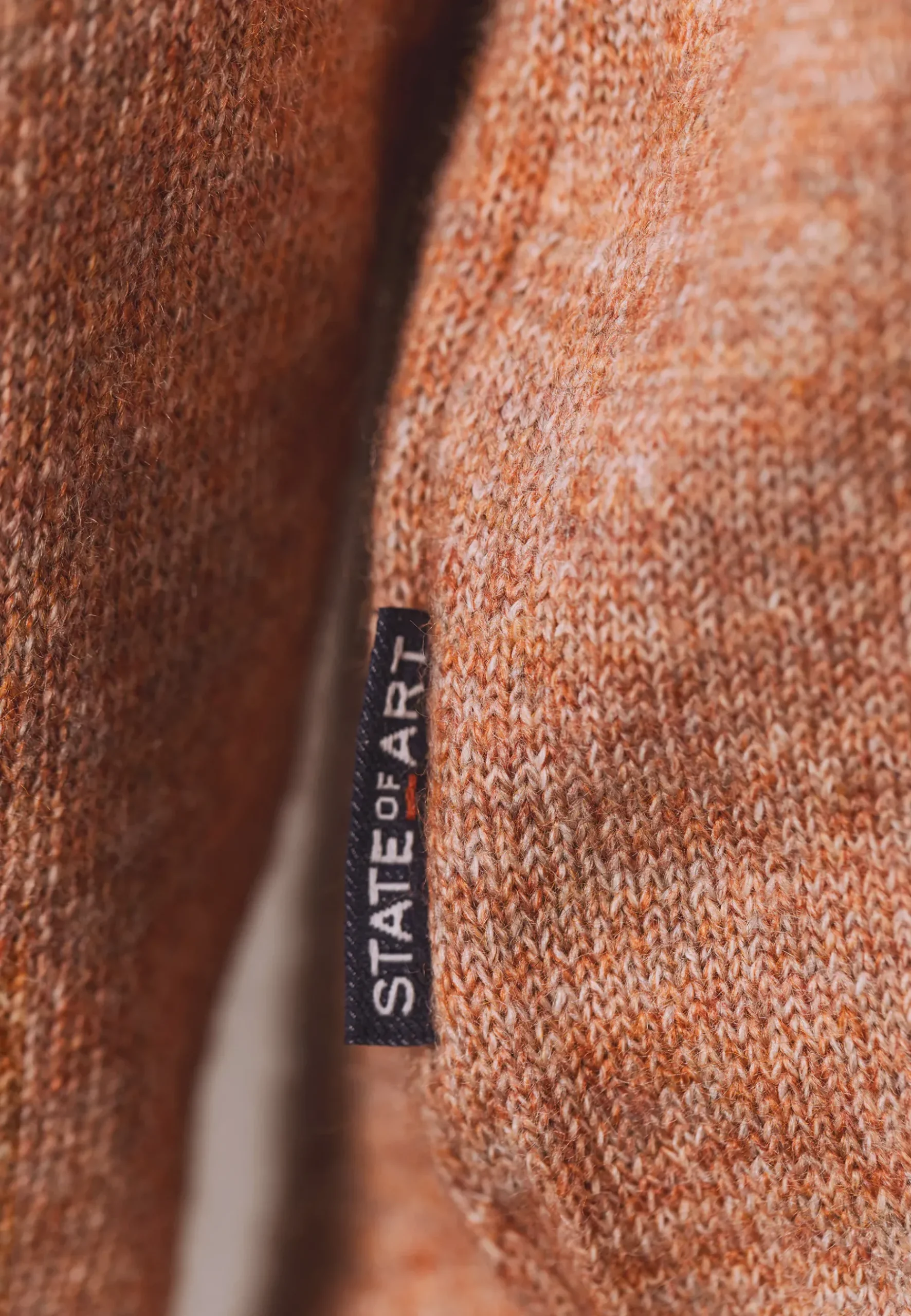 Discount Gemêleerde trui met ribdetails Truien