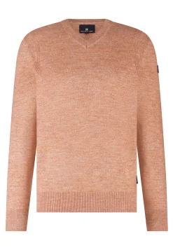 Discount Gemêleerde trui met ribdetails Truien