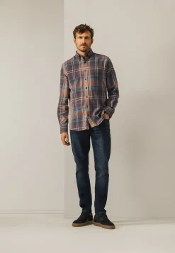 Sale Geruit overhemd van katoen Overhemden