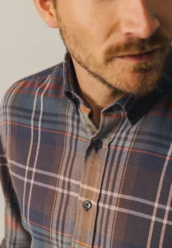 Sale Geruit overhemd van katoen Overhemden