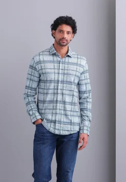 Geruit overhemd van katoen Overhemden