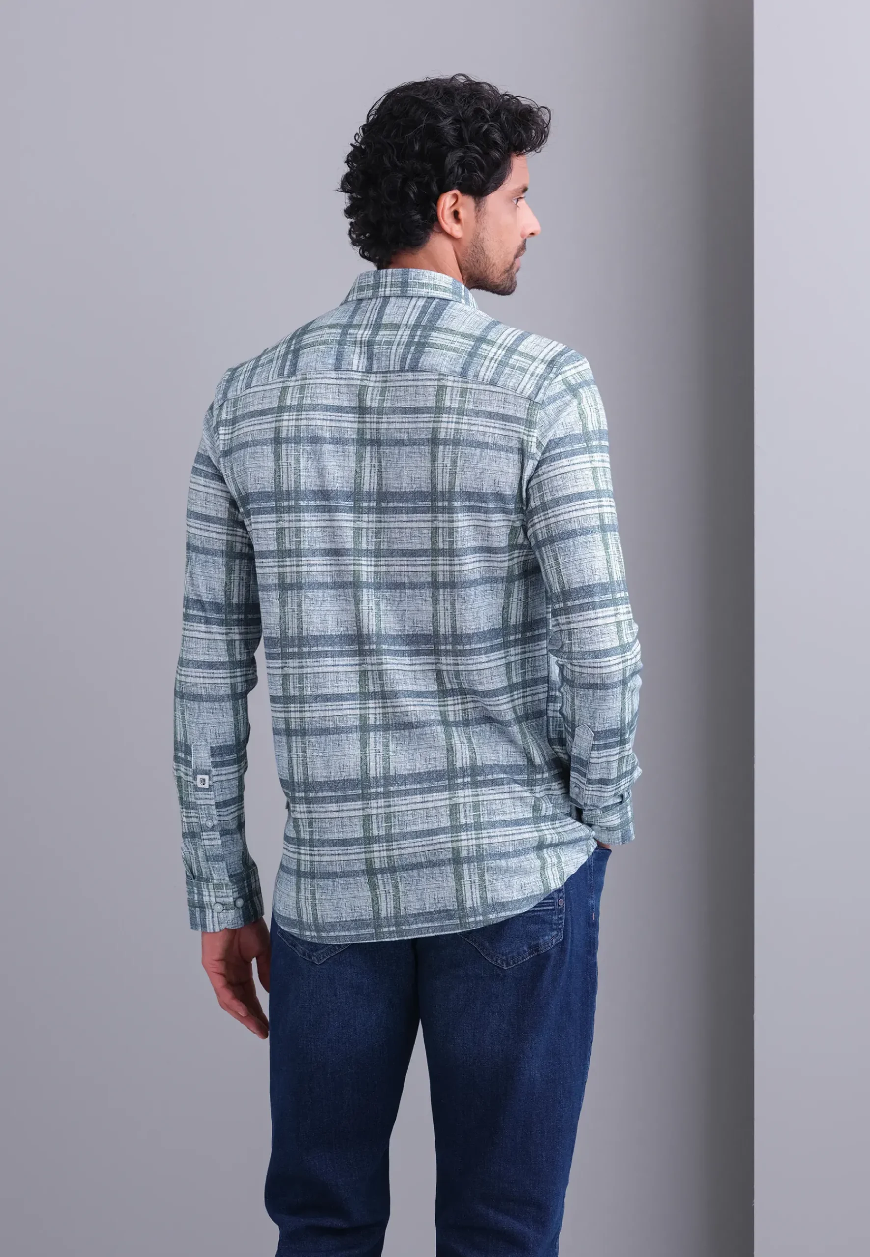 Geruit overhemd van katoen Overhemden