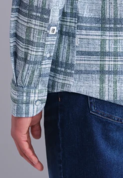 Geruit overhemd van katoen Overhemden