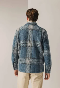 Online Geruit overshirt met borstzakken Overshirts|Overhemden